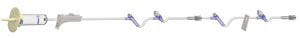 Amsino International, Inc. Amsino Amsafe Iv Administration Sets  AMSafe-3 Set, Adj to 10,15,60 Drops Per mL, 91" L,