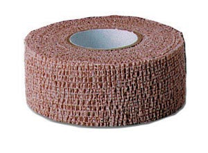 Andover Healthcare, Inc. Andover Coflex Non-Woven Cohesive Bandages  Wrap, 1" x 5 yds, Tan, Latex, 2 rl/pk, 15 pk/cs