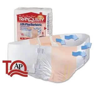 BRIEFS BARIATRIC AIR PLUS 8/PK4PK/CS