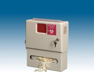 Plasti Wall Mounted Sharps Disposal System  Combo-Pak-Includes-1-5-Qt-Sharps-Container-141020-