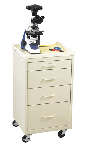 Lakeside Manufacturing, Inc. Lakeside Super Saver Carts  Cart, 4 Drawer, Bedside, Drawer Configuration: (1)