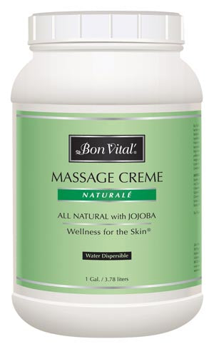 Hygenic/Performance Health Bon Vital Naturale' Massage Products  Naturale' Massage Creme, 1 Gallon Jar, 4/cs (48 cs