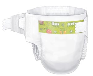 Cardinal Health Curity Baby Diaper  Size 1 Small (8-14 lbs), 40/bg, 8 bg/cs