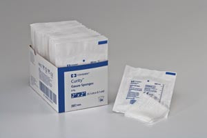 SPONGE GAUZE 4X4 12PLY ST2/PK 25PK/TR 24TR/CS