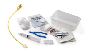 Cardinal Health Curity Universal Catheterization Tray  Catheter, 18FR, 5cc Specimen Container, 20/cs