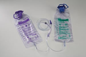 Cardinal Health Kangaroo Epump & Joey Enteral Feeding Pump Set  1000mL Feed Set with 1000mL Flush Bag, 30/cs