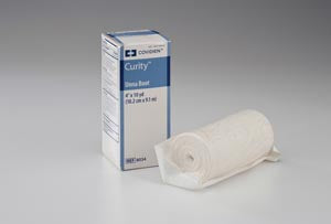 Cardinal Health Curity Unna Boot Bandage  Bandage, 4" x 10 yds, 1 rl/bx, 12 bx/cs