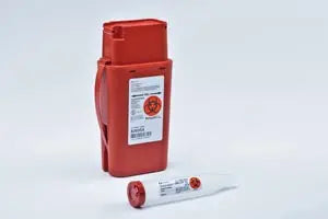 CONTAINER SHARPS TRANSPORTFLIP TOP 1QT RED 20/CS