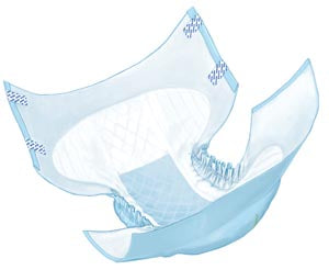 Cardinal Health Wings Adult Briefs Heavy Absorbency  Adult Briefs, X-Large, 59"-64", Beige, 15/bg, 4 bg