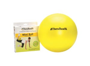 Hygenic/Thera-Band Pro Series Scp Exercise Balls  Mini Ball, Yellow, 9" Dia, Retail Packaged, Includ