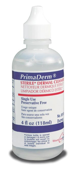 Gentell Primaderm Wound Cleansers  Dermal Wound Cleanser, 4.15 oz Squirt Top Bottle,