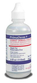 Gentell Primaderm Wound Cleansers  Dermal Wound Cleanser, 4.15 oz Squirt Top Bottle,