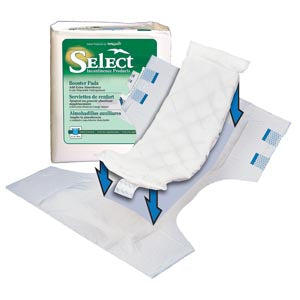 Principle Business Select Booster Pad  Booster Pad, 12" x 4¼", Capacity 6.7 fl oz, 25/bg,
