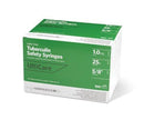 Ultimed Ulticare Tuberculin Safety Syringes  Safety Syringe, Fixed Needle, Tuberculin, 1mL, 25G