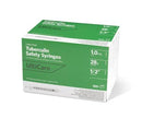 SYRINGE SAFETY TB ULTICARE 1ML28GX1/S 100/BX