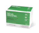 Ultimed Ulticare Tuberculin Safety Syringes  Safety Syringe, Fixed Needle, Tuberculin, 1mL, 28G