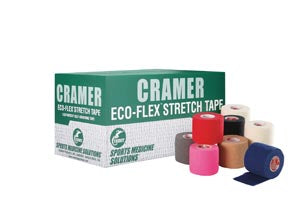 Hygenic/Performance Health Eco-Flex Stretch Tape  Stretch Tape, 2" x 6 yds, Beige, 24/cs