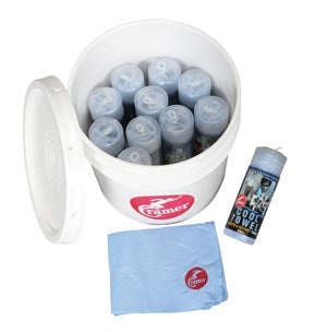 Hygenic/Performance Health Cool Towel  Reusable Towel Team Bucket Includes (12) Large 27"