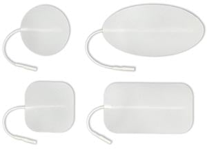 Axelgaard Pals Foam Electrodes  PALS Electrode, Foam, 2" x 4" Oval, 4/pk, 10 pk/bg