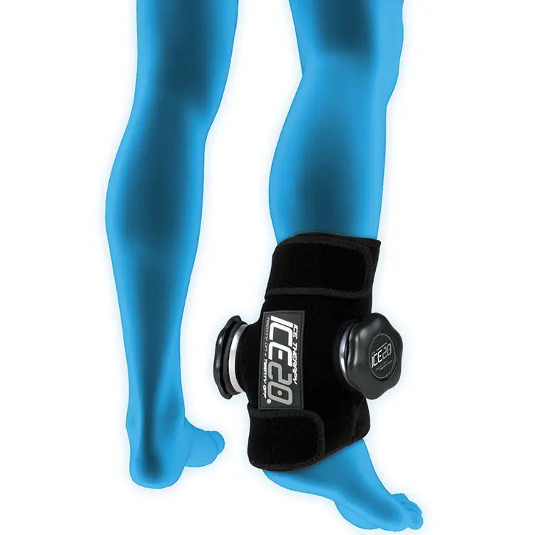 ICE20 Compression Wrap - Double Ankle heel demonstration