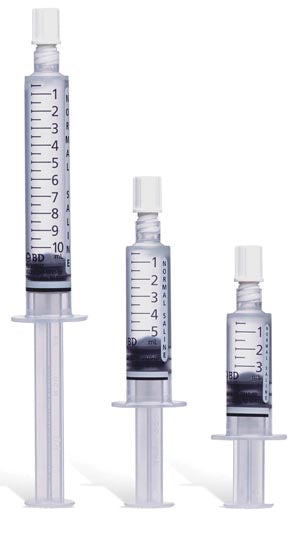 Bd Posiflush Normal Saline Syringes  Normal Saline Syringe, 10mL, Standard Plunger Rod,