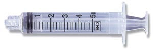 Bd 5 Ml Syringes & Needles  Syringe Only, 5mL, Slip Tip, 125/bx, 4 bx/cs  (Ite