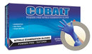 GLOVE EXAM NITRILE COBALT PFMED 100/BX 10BX/CS