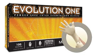 Ansell Microflex Evolution One® Powder-Free Latex Exam Gloves  Textured-Small-100-bx-10-bx-cs