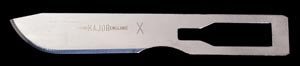 Cincinnati Surgical Company Cincinnati Swann Morton Special Orthopedic Surgery Blades & Handles  Size X, Sterile, 50/bx