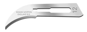 Cincinnati Surgical Company Cincinnati Swann Morton Carbon Steel Blade  02SM12 - Size 12, Non-Sterile, 100/bx
