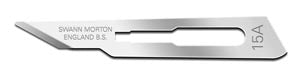 Cincinnati Surgical Company Cincinnati Swann Morton Stainless Steel Blade  01SM15A - Size 15a, Sterile, 100/bx