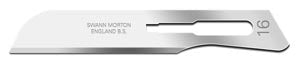 Cincinnati Surgical Company Cincinnati Swann Morton Carbon Steel Blade  00SM16 - Size 16, Sterile, 100/bx