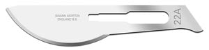 Cincinnati Surgical Company Cincinnati Swann Morton Carbon Steel Blade  02SM22A - Size 22a, Non-Sterile, 100/bx