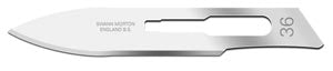 Cincinnati Surgical Company Cincinnati Swann Morton Carbon Steel Blade  00SM36 - Size 36, Sterile, 100/bx