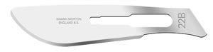 Cincinnati Surgical Company Cincinnati Swann Morton Carbon Steel Blade  02SM22B - Size 22b, Non-Sterile, 100/bx