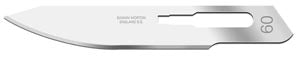 Cincinnati Surgical Company Cincinnati Swann Morton Carbon Steel Blade  02SM60 - Size 60, Non-Sterile, 50/bx