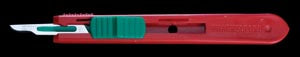 Cincinnati Surgical Company Cincinnati Safety Scalpels  Scalpels, Stainless Steel, Red Handle, Size 15, Di