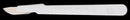 SCALPEL SS SZ 21 WHT HANDLEDISP ST 10/BX (DROP)