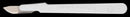 SCALPEL SS SZ 22 WHT HANDLEDISP ST 10/BX (DROP)