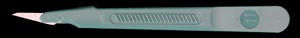 Cincinnati Surgical Company Cincinnati Lance Scalpels & Handles  Size 11, Green Handle, Disposable, Non-Sterile, 10
