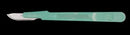 Cincinnati Surgical Company Cincinnati Lance Scalpels & Handles  Size 22, Green Handle, Disposable, Sterile, 10/bx