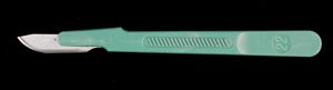 Cincinnati Surgical Company Cincinnati Lance Scalpels & Handles  Size 22, Green Handle, Disposable, Sterile, 10/bx