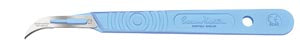 Cincinnati Surgical Company Cincinnati Swann Morton Scalpels  Scalpel, Swann Morton, Size 12, Blue Handle, Dispo