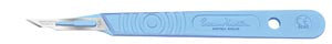Cincinnati Surgical Company Cincinnati Swann Morton Scalpels  Scalpel, Swann Morton, Size 15a, Blue Handle, Disp