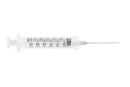 Ultimed Ulticare 3ml Safety Syringe  Safety Syringe, Detachable Needle, 3mL, 22G x 1 ½"