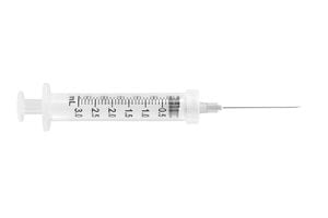 Ultimed Ulticare 3ml Safety Syringe  Safety Syringe, Detachable Needle, 3mL, 22G x 1 ½"