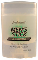 New World Imports Freshscent Deodorants  Men's Stick Deodorant, 2.25 oz, Alcohol & Aluminum