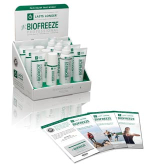 RB HEALTH BIOFREEZE PROFESSIONAL TOPICAL PAIN RELIEVER  Biofreeze Professional Starter Kit, Contains: (6)