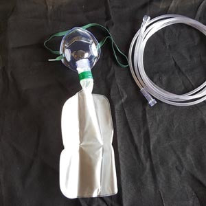 Med-Tech Oxygen Masks  Oxygen Mask, Total Non-Rebreather w/bag, Pediatric
