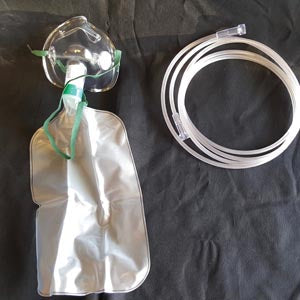 Med-Tech Oxygen Masks  Oxygen Mask, Partial Non-Rebreather w/bag, Adult,